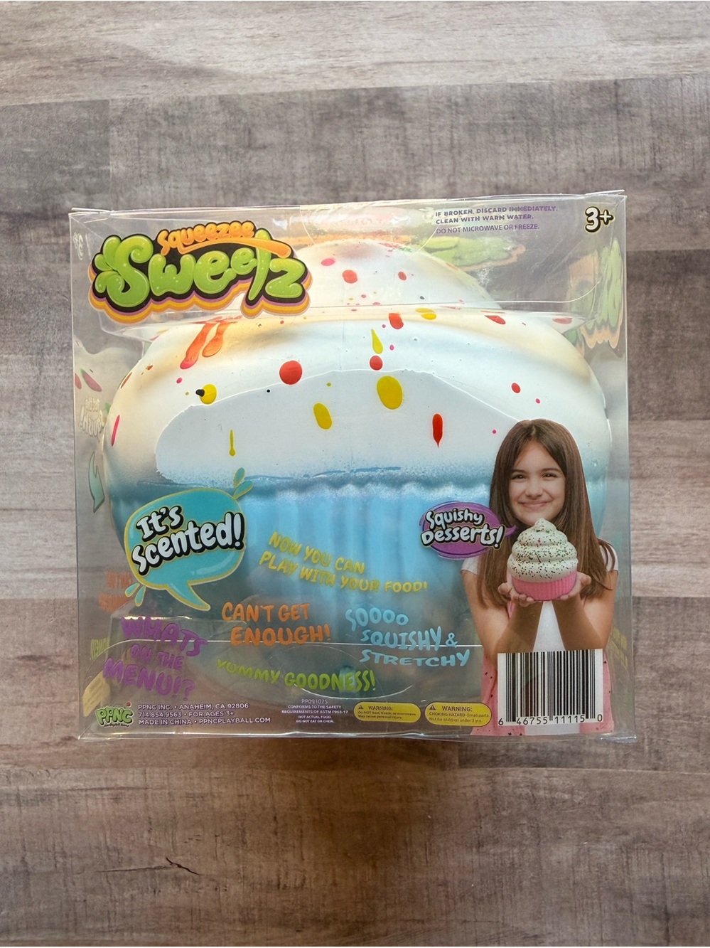 NEW SEALED PPNC Blue Cupcake Squeezee Sweets